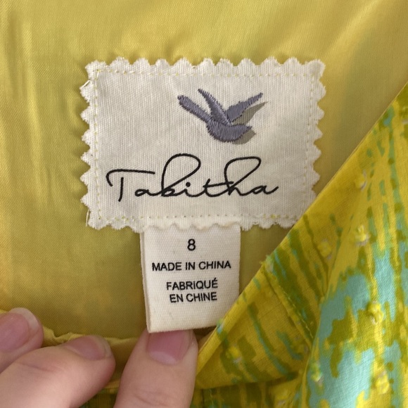 Anthropologie Tabitha Azure Scroll dress EUC 8 - Picture 2 of 4